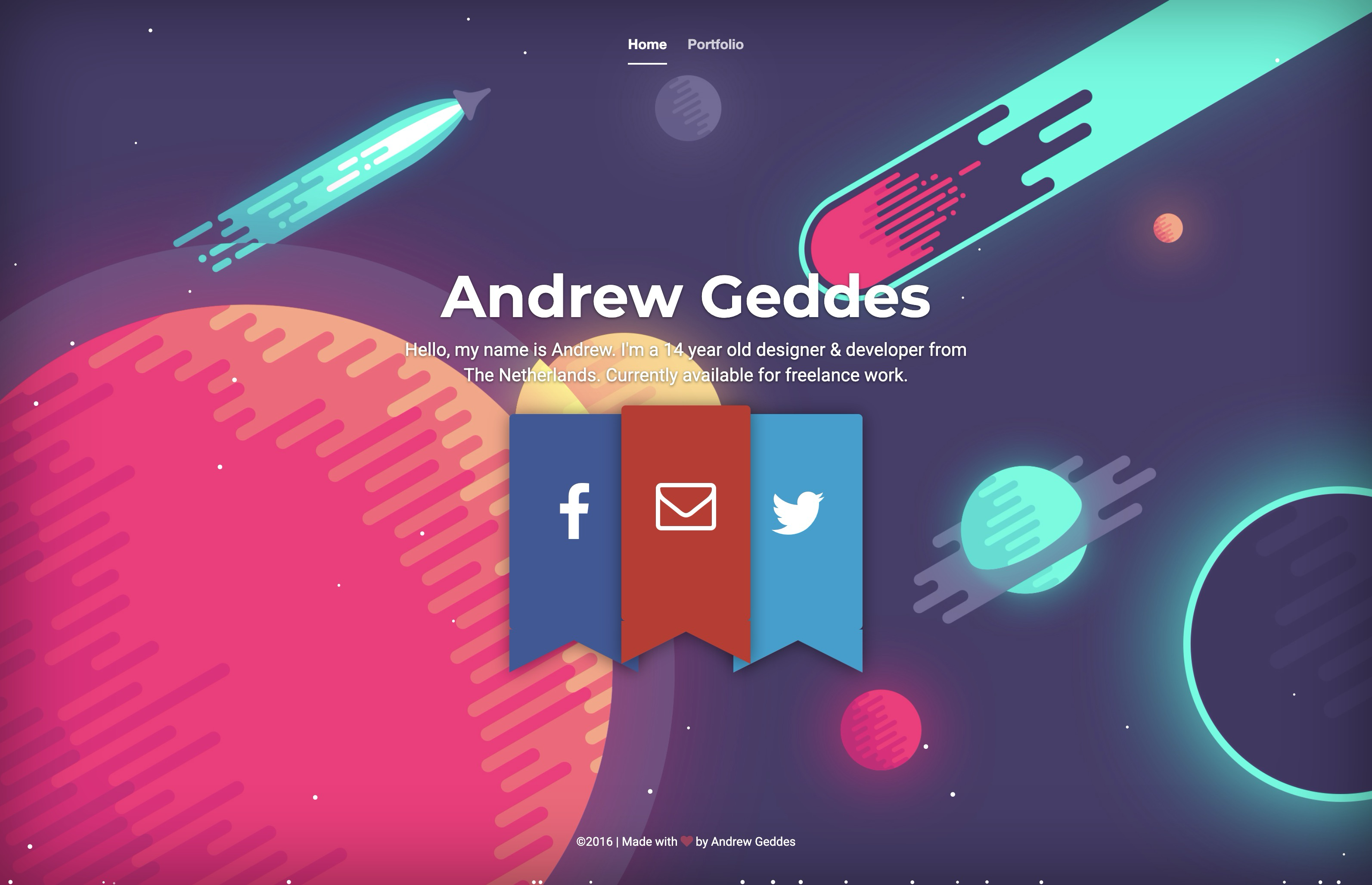 Portfolio design process